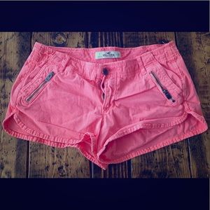 Hollister coral shorts